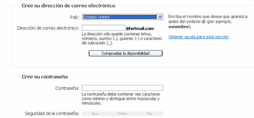 direccion de correo electronico